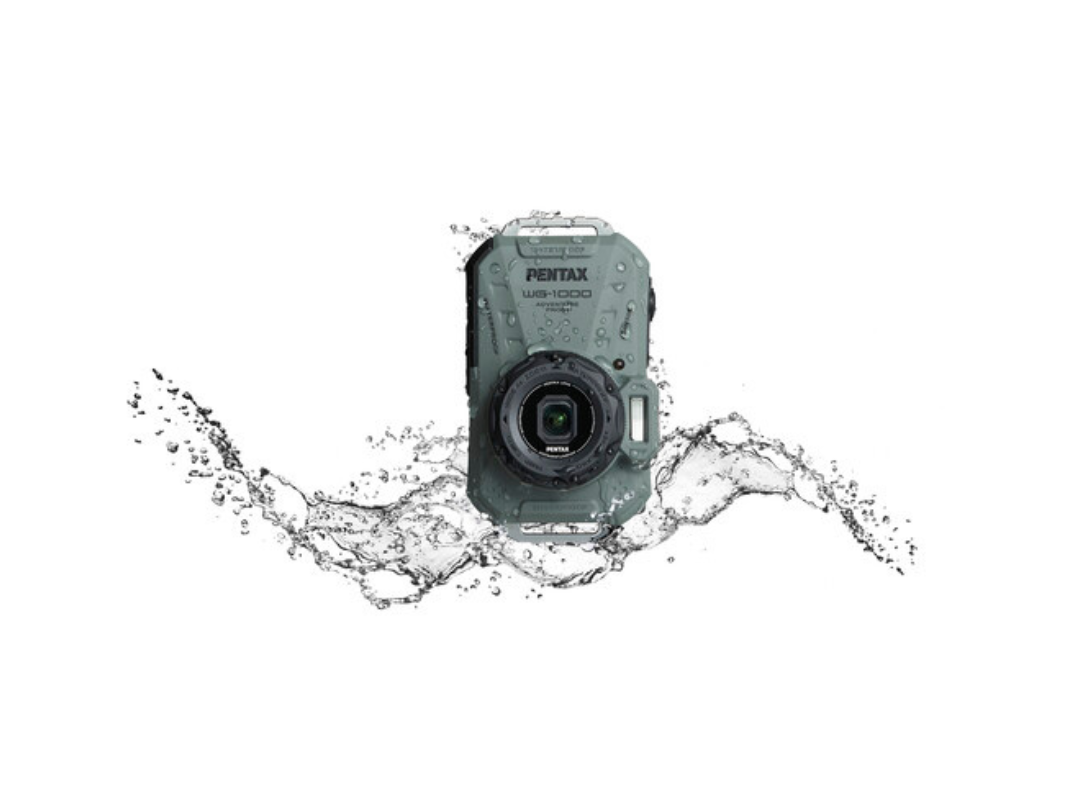 Ricoh PENTAX WG-1000 Waterproof Digital Camera - 16.3 MP, Olive Ricoh PENTAX WG-1000 Waterproof Digital Camera - 16.3 MP, Olive
